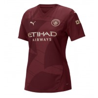 Maglia Calcio Manchester City Terza Divisa Donna 2024-25 Manica Corta